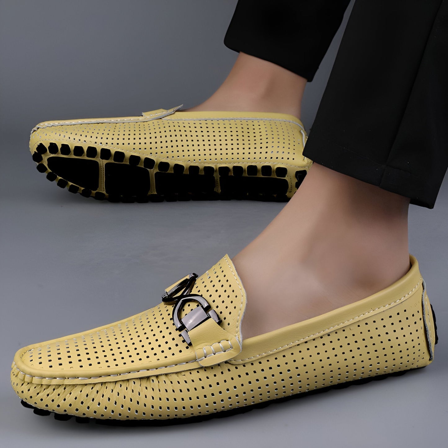 Alberto Comfort Leather Loafers